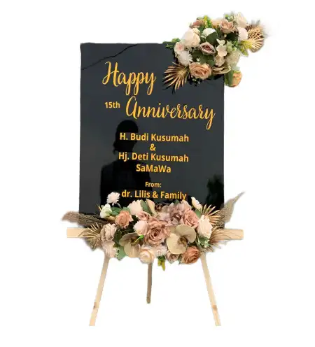 Papan Bunga Akrilik Gane Barat Selatan